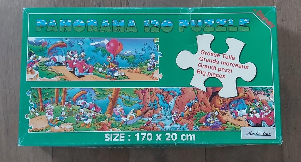 Panorama Puzzel 120 stuks Disney, Kinderen en Baby's, Ophalen of Verzenden
