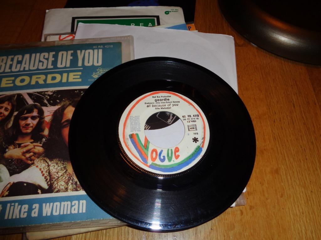 AC-DC (Alias Geordie PRE AC -DC)vinyl singel-1973, Ophalen of Verzenden, Zo goed als nieuw