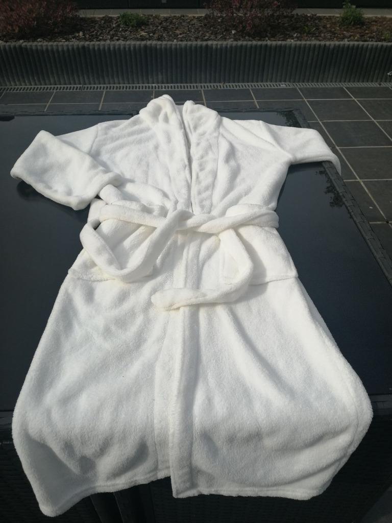 PEIGNOIR WIT LANG - MAAT M, Kleding | Dames, Pyjama's, Ophalen of Verzenden, Gedragen, Maat 38/40 (M)