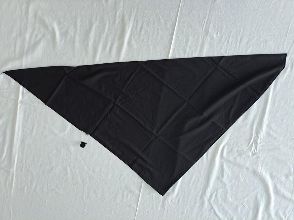 Zwarte hoofddoek, Ophalen of Verzenden, Zo goed als nieuw, Sjaal