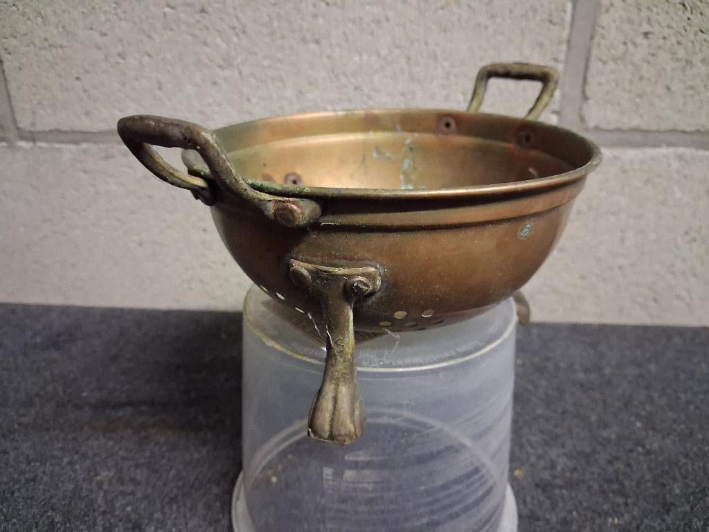 vintage koper , schaal., Antiek en Kunst, Antiek | Brons en Koper, Ophalen of Verzenden, Koper