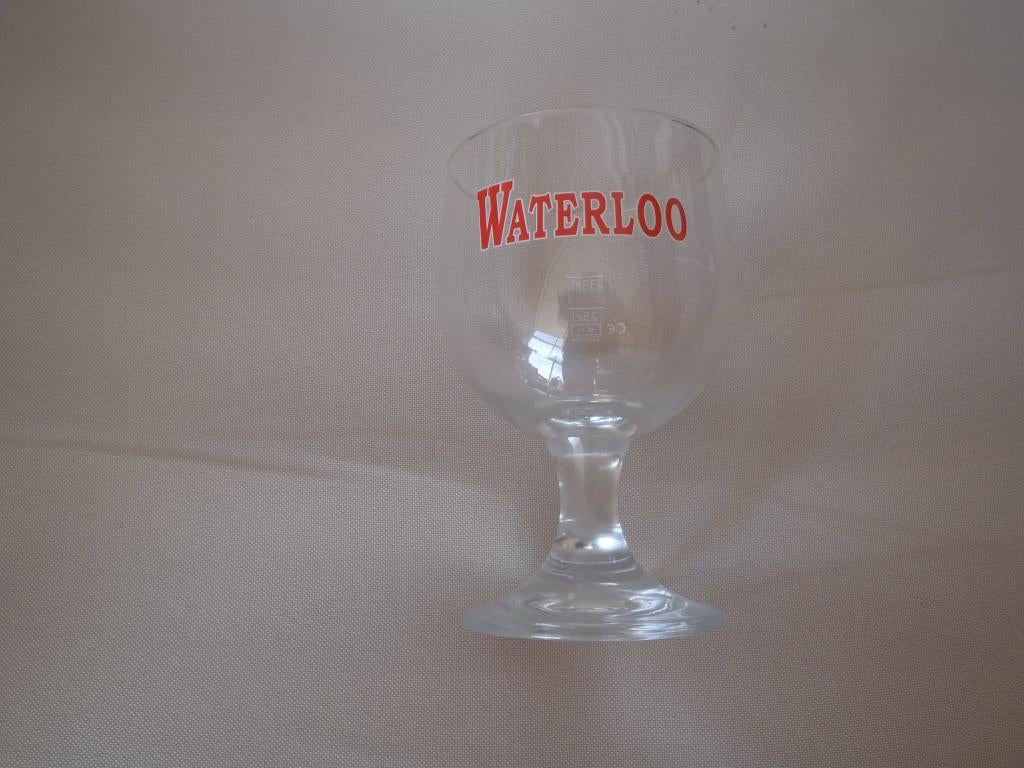 Waterloo bierglas - 33cl, Verzamelen, Biermerken, Ophalen of Verzenden, Nieuw, Glas of Glazen