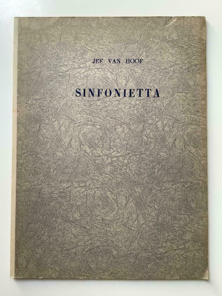 Jef Van Hoof - Sinfonietta (De Crans, 1968), Ophalen of Verzenden
