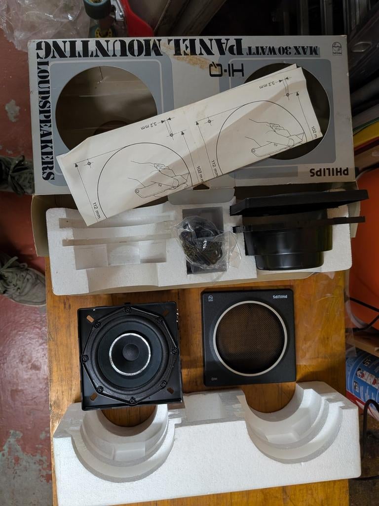 Kit haut parleur Philips vintage nos encastrable, Enlèvement ou Envoi, Neuf