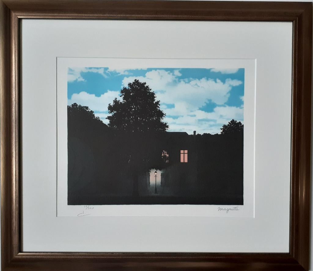 « L'Empire des Lumières 1961 » - René Magritte, Antiquités & Art, Art | Lithographies & Sérigraphies, Enlèvement