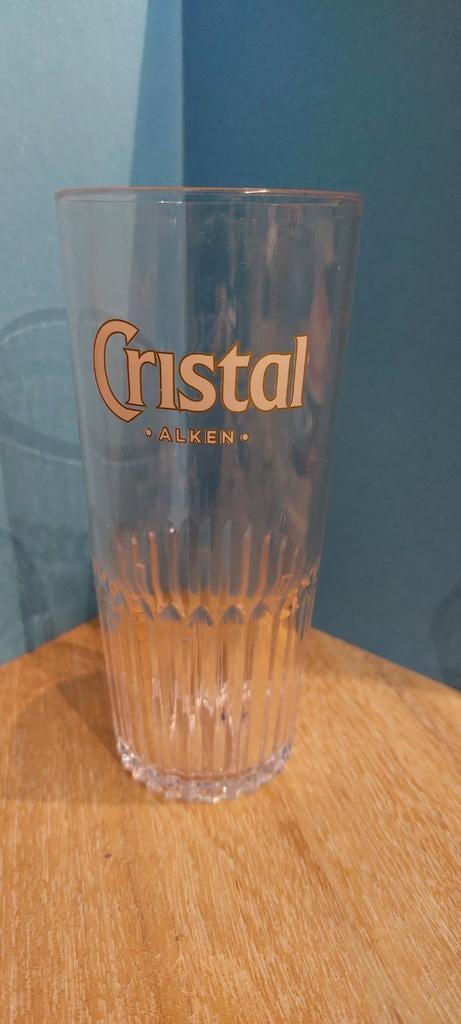 De eerste vaste plastiek pint van Cristal Alken geribd, Ophalen of Verzenden