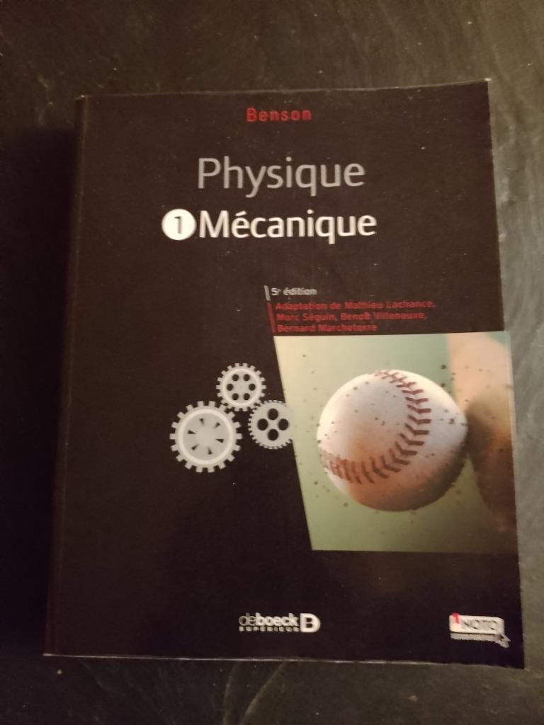 Physique - Mécanique - De Boeck, Enlèvement ou Envoi, Comme neuf, Enseignement supérieur