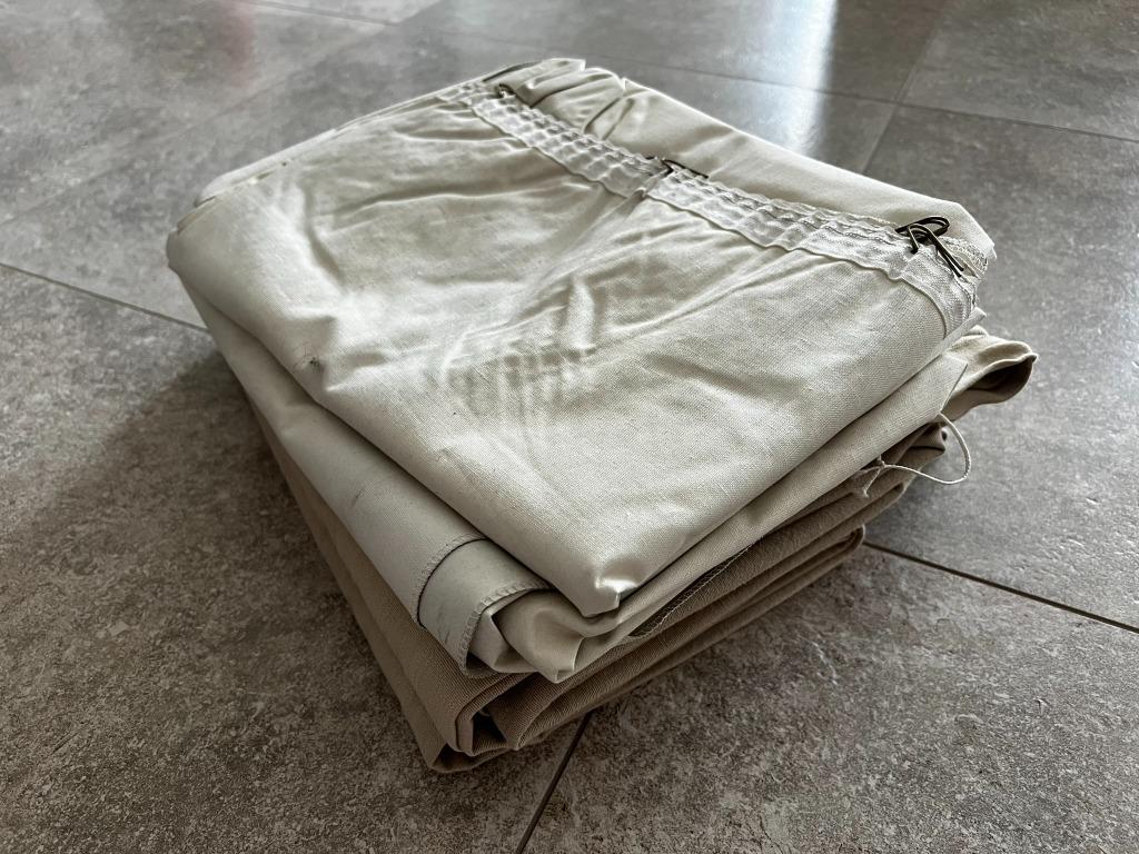IKEA verduisterend gordijn met roede, Ophalen, Gebruikt, Beige