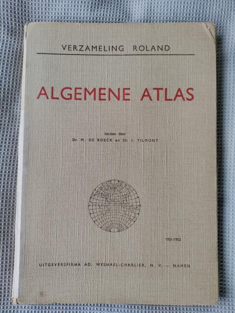 atlas général de 1951-1952, Enlèvement ou Envoi, Autres atlas, Utilisé, Monde