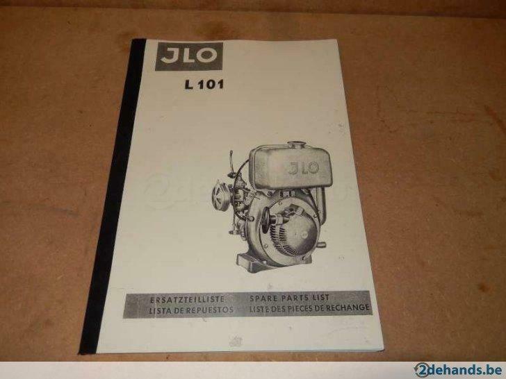 JLO L101 boek (oldtimermotor), Ophalen of Verzenden