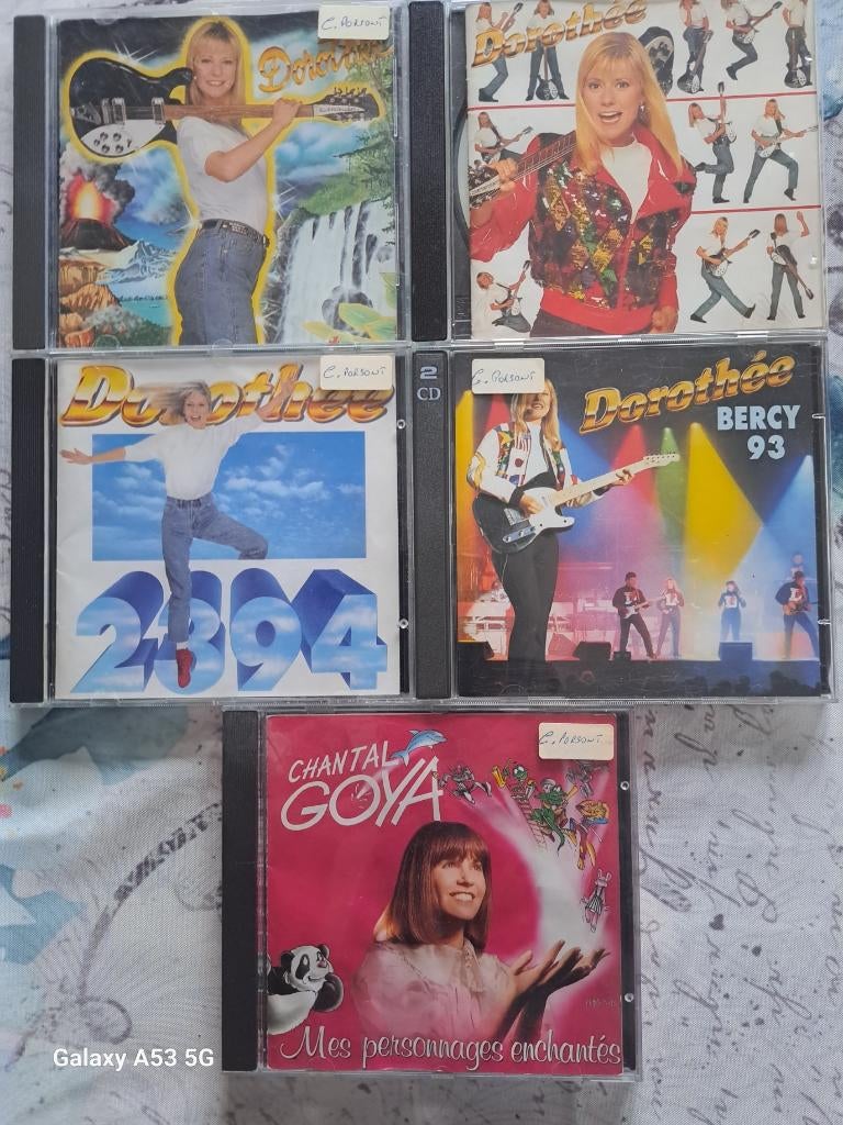 5 CD Dorothée + 1 CD Chantal Goya, Enlèvement ou Envoi, Utilisé