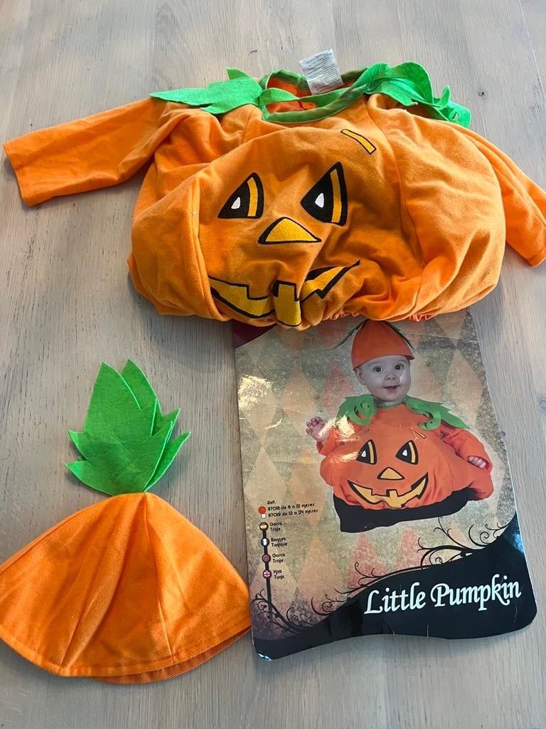 Carnaval/halloween kostuum pompoen, Kinderen en Baby's, Ophalen of Verzenden, Gebruikt
