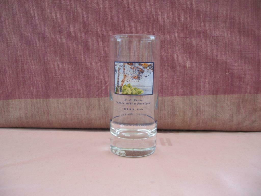 Ricard glas H E Cross, Ophalen of Verzenden, Zo goed als nieuw, Gebruiksvoorwerp