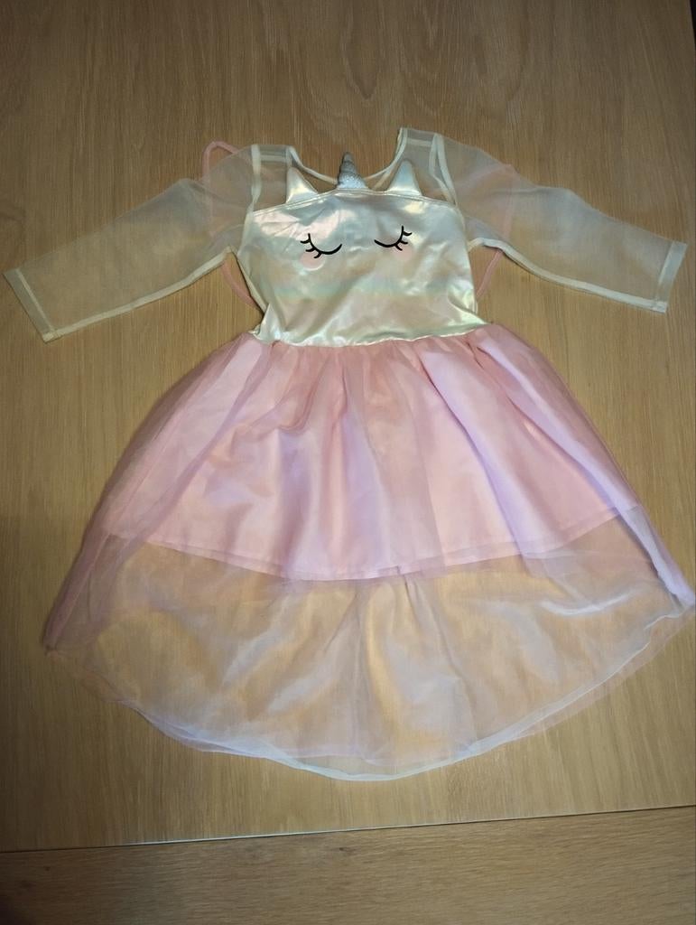 Unicornkleedje met vleugels maat 104, Kinderen en Baby's, Ophalen, Zo goed als nieuw
