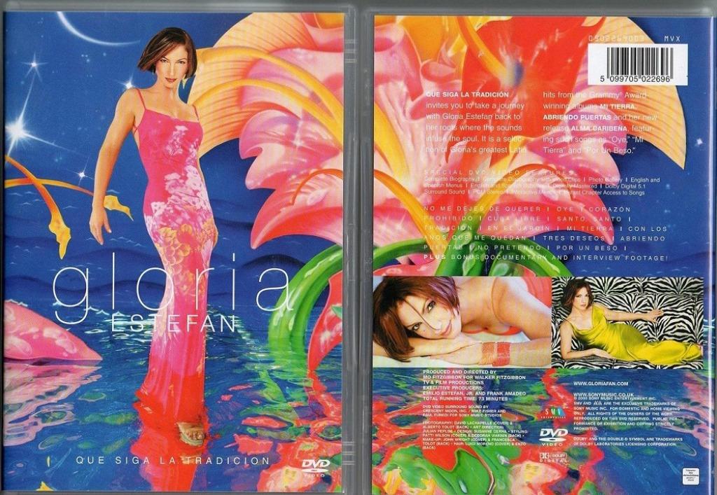 GLORIA ESTEFAN que siga la tradicion NIEUWE DVD 509970502269, Alle leeftijden, Ophalen of Verzenden, Nieuw in verpakking
