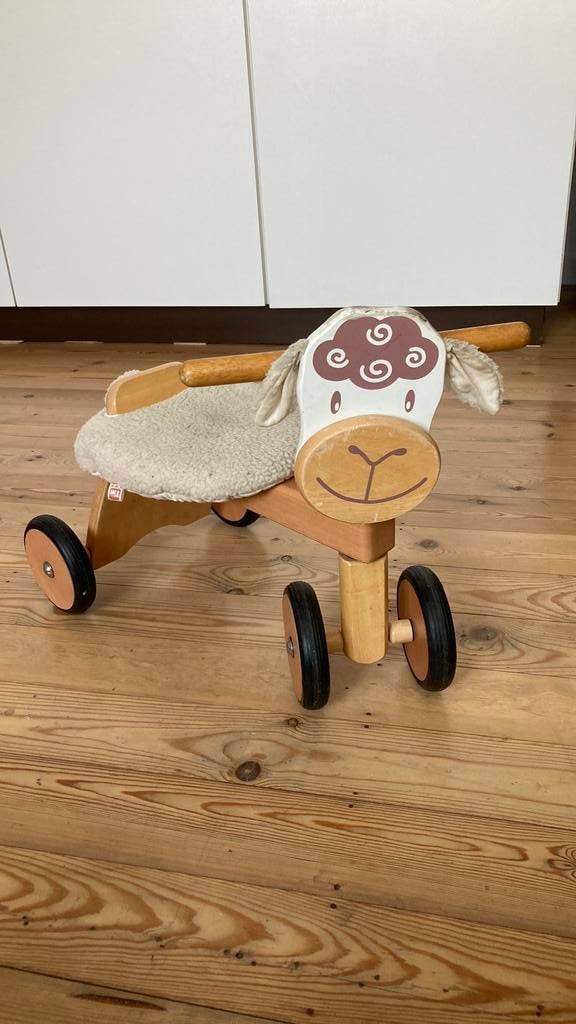 Mooi houten loopfietsje schaap, Kinderen en Baby's, Ophalen, Gebruikt, Loopfiets