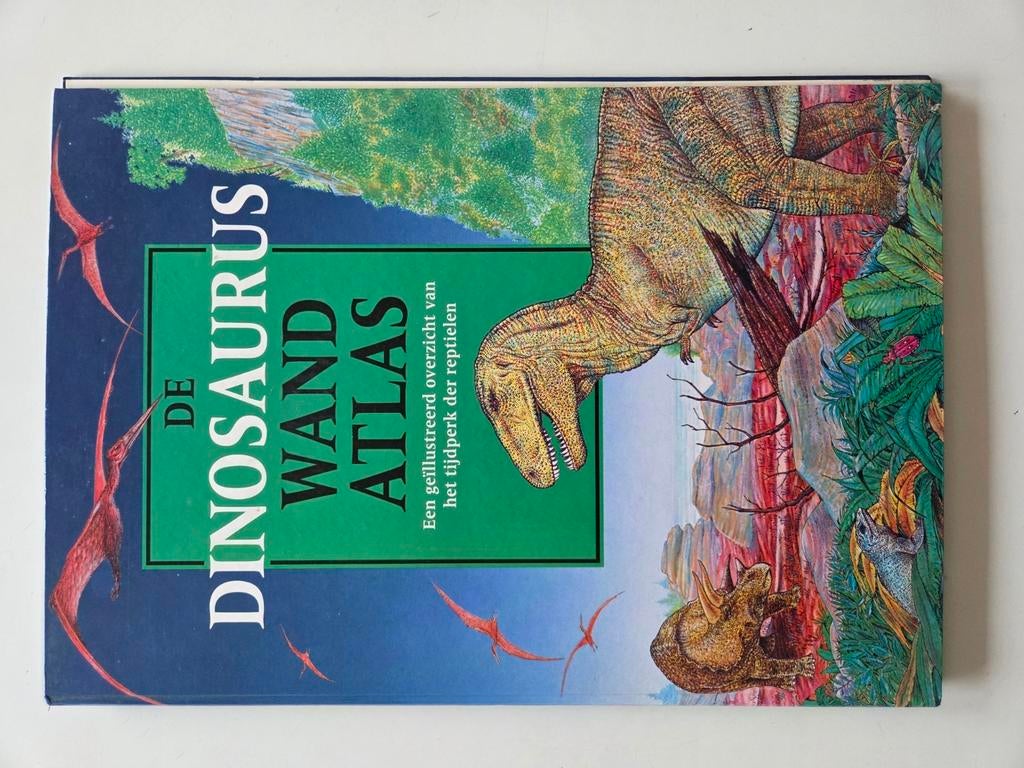 Vintage Dinosaurus wand Atlas, Boeken, Ophalen of Verzenden, Gelezen