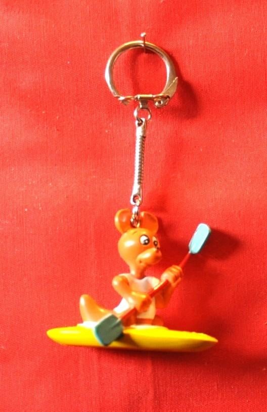 porte cle mascotte walibi kayak, Collections, Porte-clés, Enlèvement ou Envoi, Comme neuf, Peluche ou Figurine