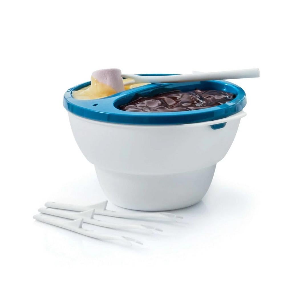 Tupperware Micro Delice (chocoladefondue), Huis en Inrichting, Ophalen of Verzenden, Nieuw, Blauw