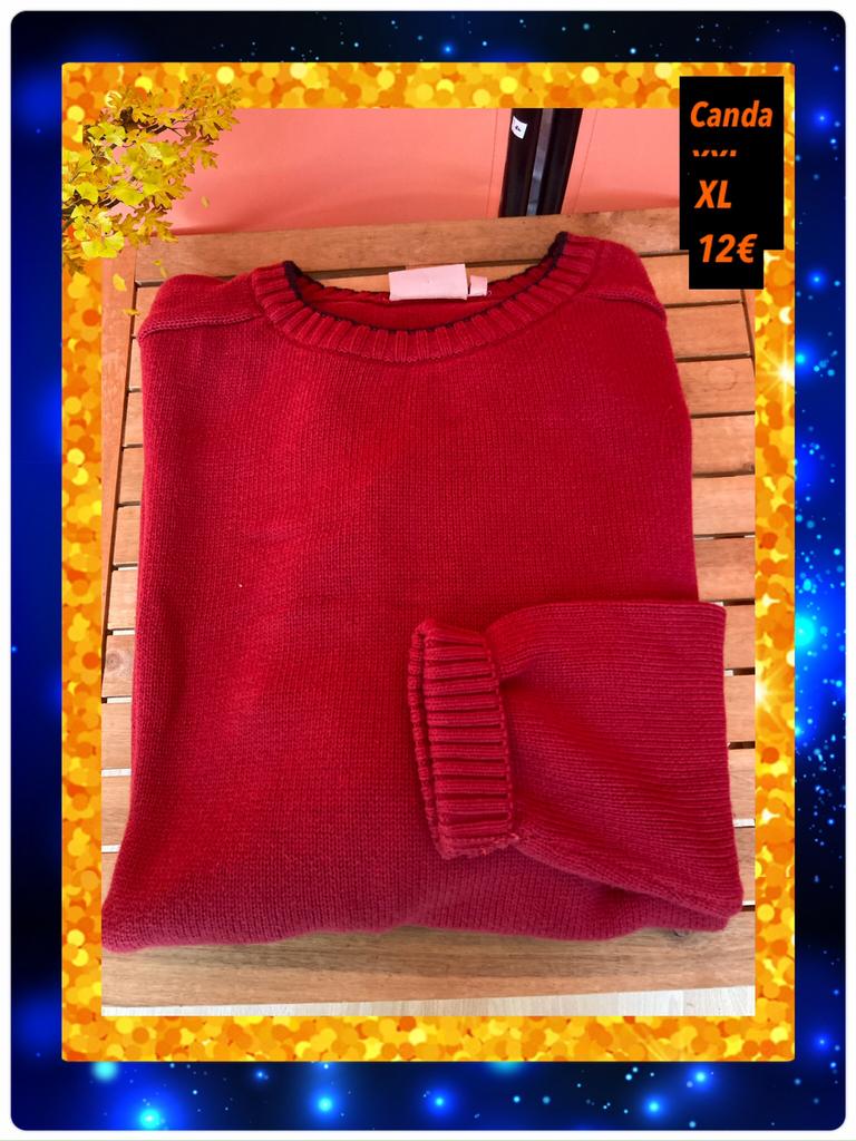 Herentrui XL. Canda, Rouge, Enlèvement ou Envoi, Taille 56/58 (XL), Comme neuf