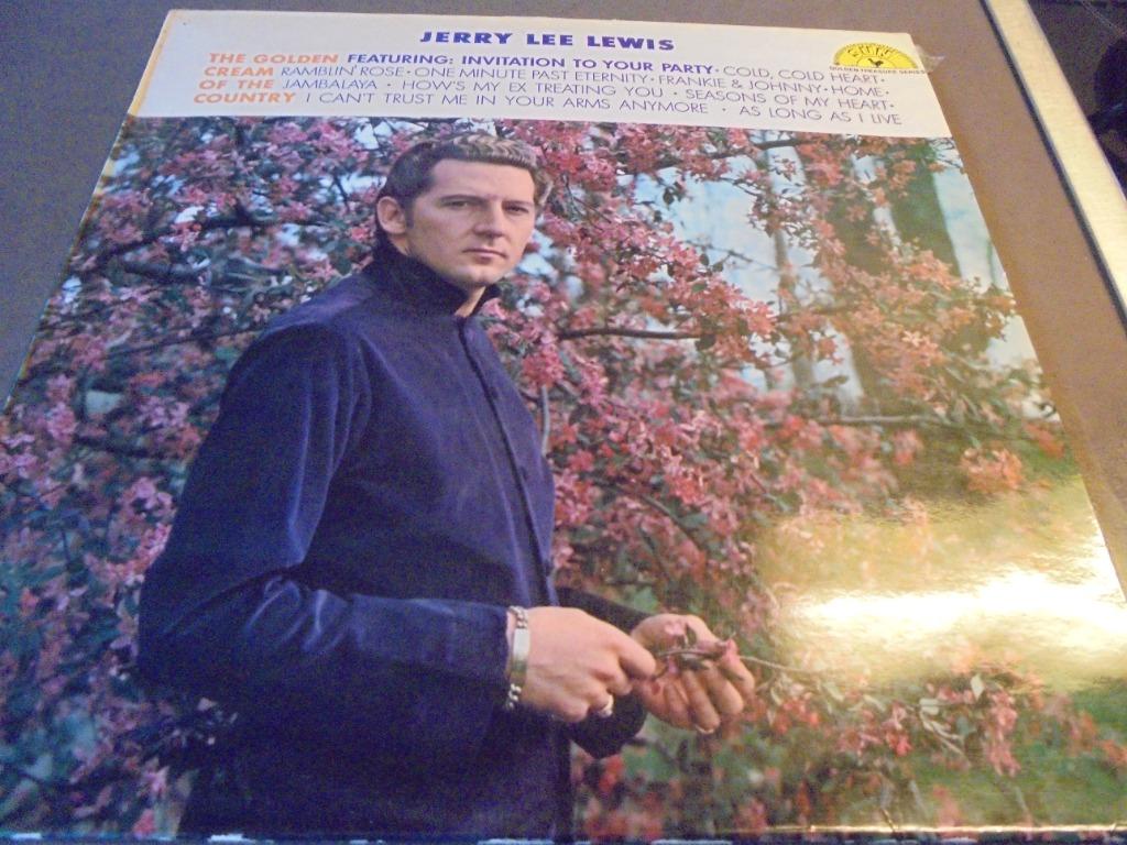 Jerry Lee Lewis  the golden cream of the country   Sun label, Cd's en Dvd's, Vinyl | Rock, Ophalen of Verzenden