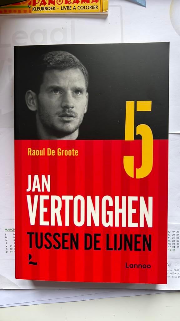 Raoul De Groote - Jan Vertonghen, tussen de lijnen, Boeken, Sportboeken, Nieuw, Balsport, Ophalen of Verzenden