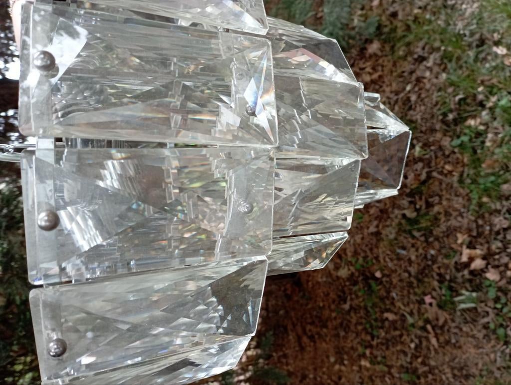 Lustre en cristal Kinkeldey 1970 rare, Enlèvement
