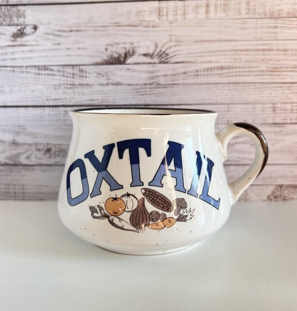 Bol avec nom de soupe Oxtail, Enlèvement ou Envoi