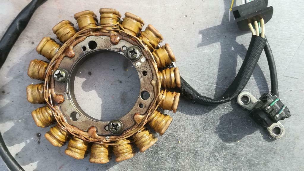 Motorblok onderdelen Yamaha TRX 850, Motoren, Ophalen of Verzenden, Gebruikt