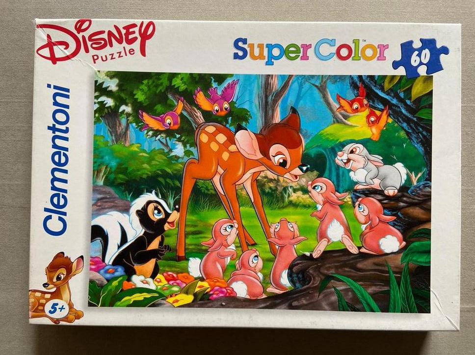 Puzzel Bambi 60 stukjes, Ophalen, Zo goed als nieuw