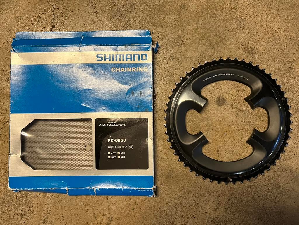 Shimano Ultegra kettingblad 52/36, Fietsen en Brommers, Fietsonderdelen, Ophalen of Verzenden, Zo goed als nieuw