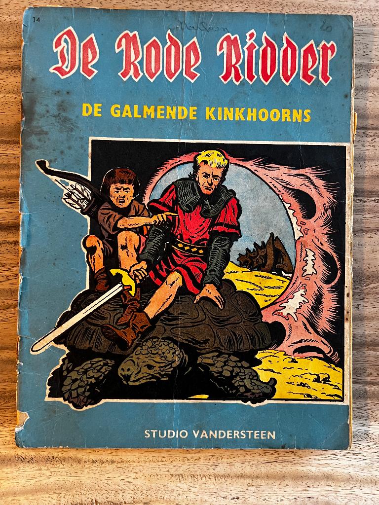 De Galmende Kinkhoorns, Enlèvement ou Envoi, Willy Vandersteen, Une BD, Utilisé