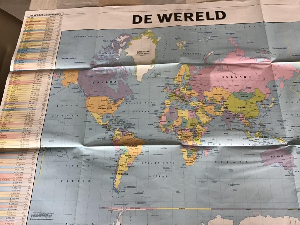 Atlas kaarten 48 stuks in glanzend A4 formaat TOP, Boeken, Atlassen en Landkaarten, Nieuw, Landkaart, Wereld, Ophalen of Verzenden