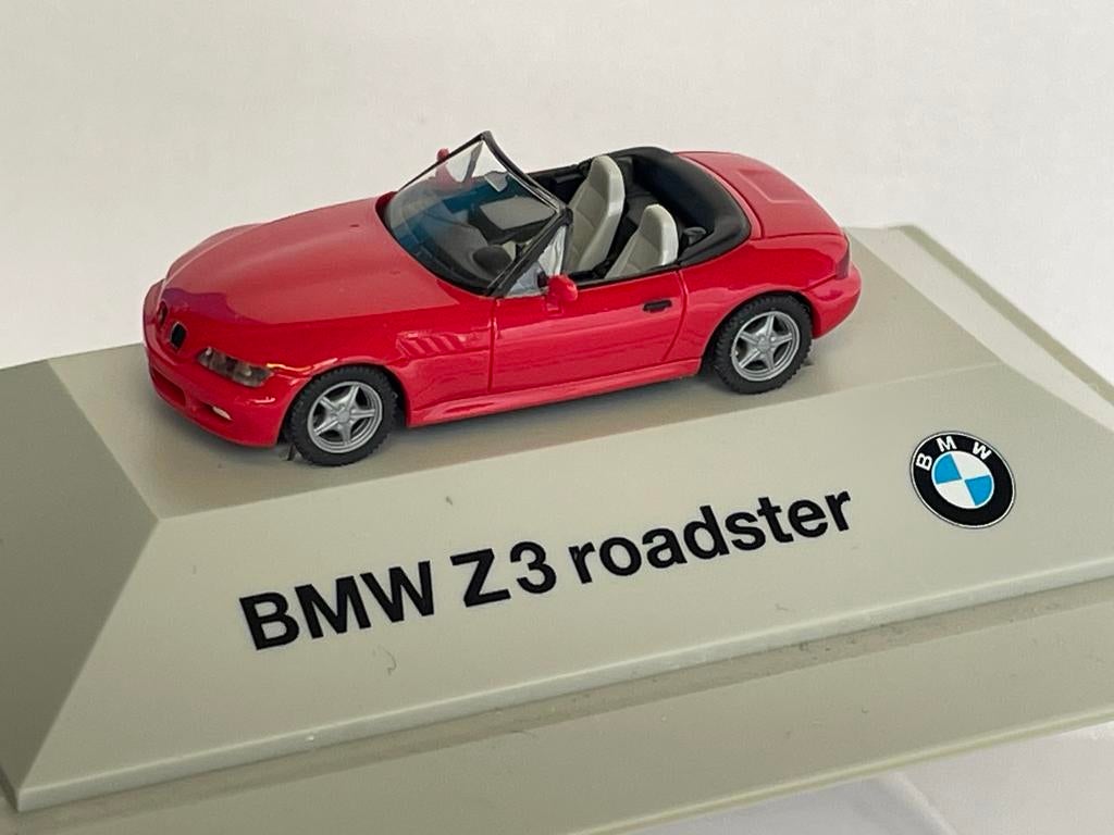 Herpa BMW Z3 roadster PC-box speciale BMW-uitgave 1/87, Hobby & Loisirs créatifs, Enlèvement ou Envoi, Comme neuf, Voiture, Herpa