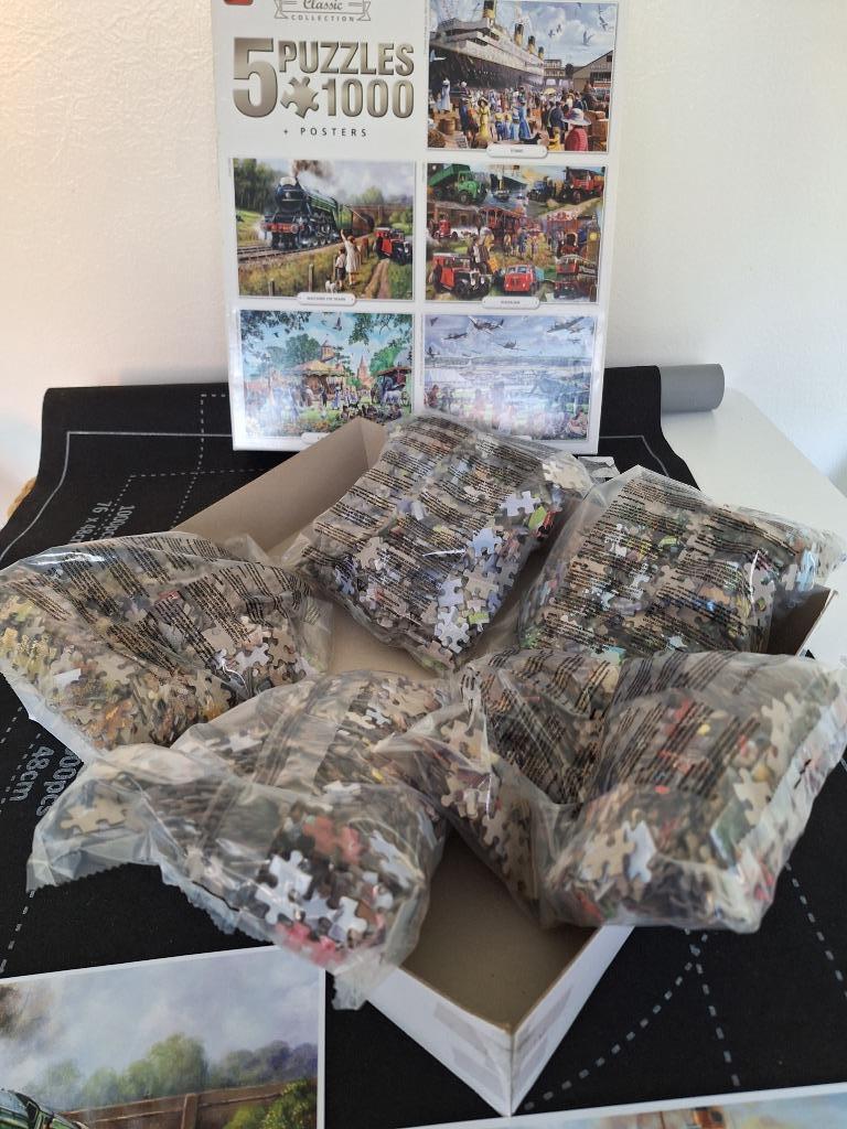 Puzzels Nieuw! Weg wegens tijdsgebrek, Ophalen, 500 t/m 1500 stukjes, Nieuw, Legpuzzel