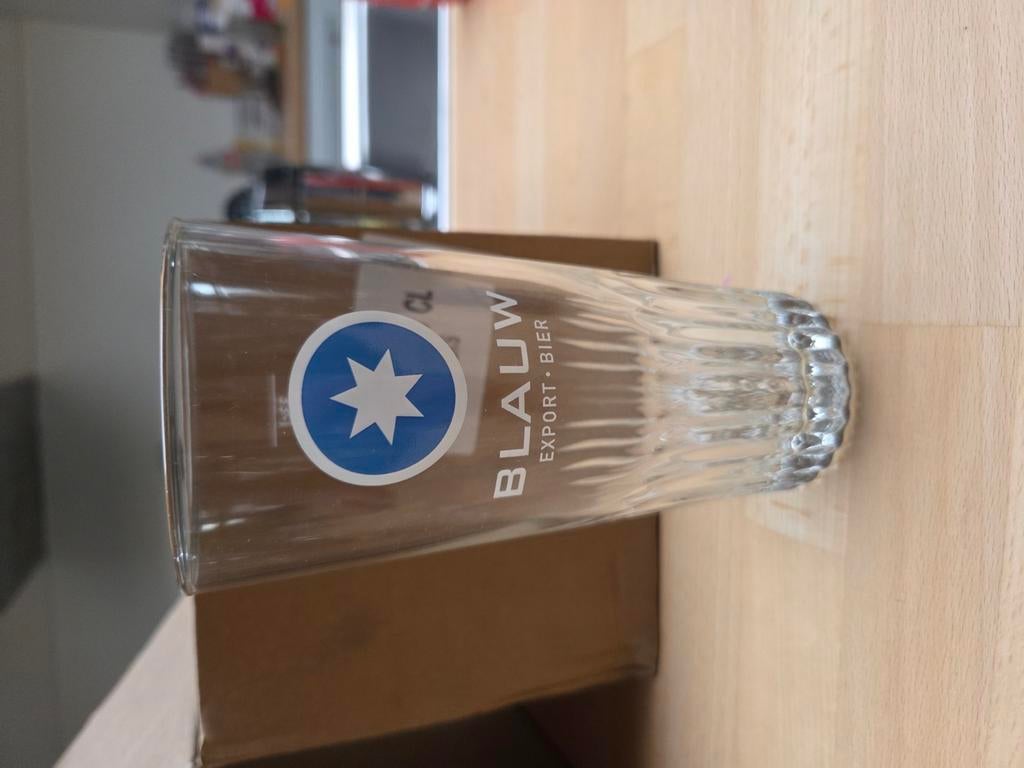 Glazen bockor blauw, Verzamelen, Ophalen, Zo goed als nieuw
