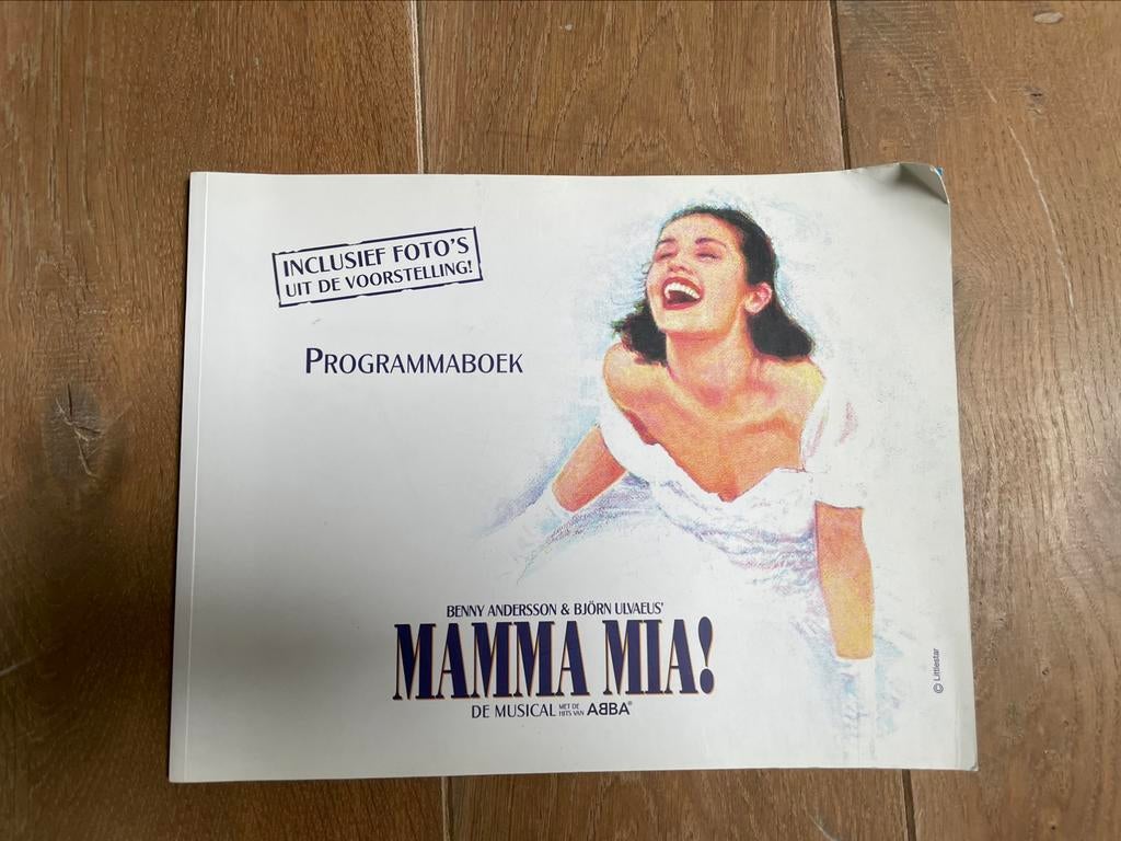 Programmaboek Mamma Mia De Musical, Ophalen of Verzenden, Gebruikt