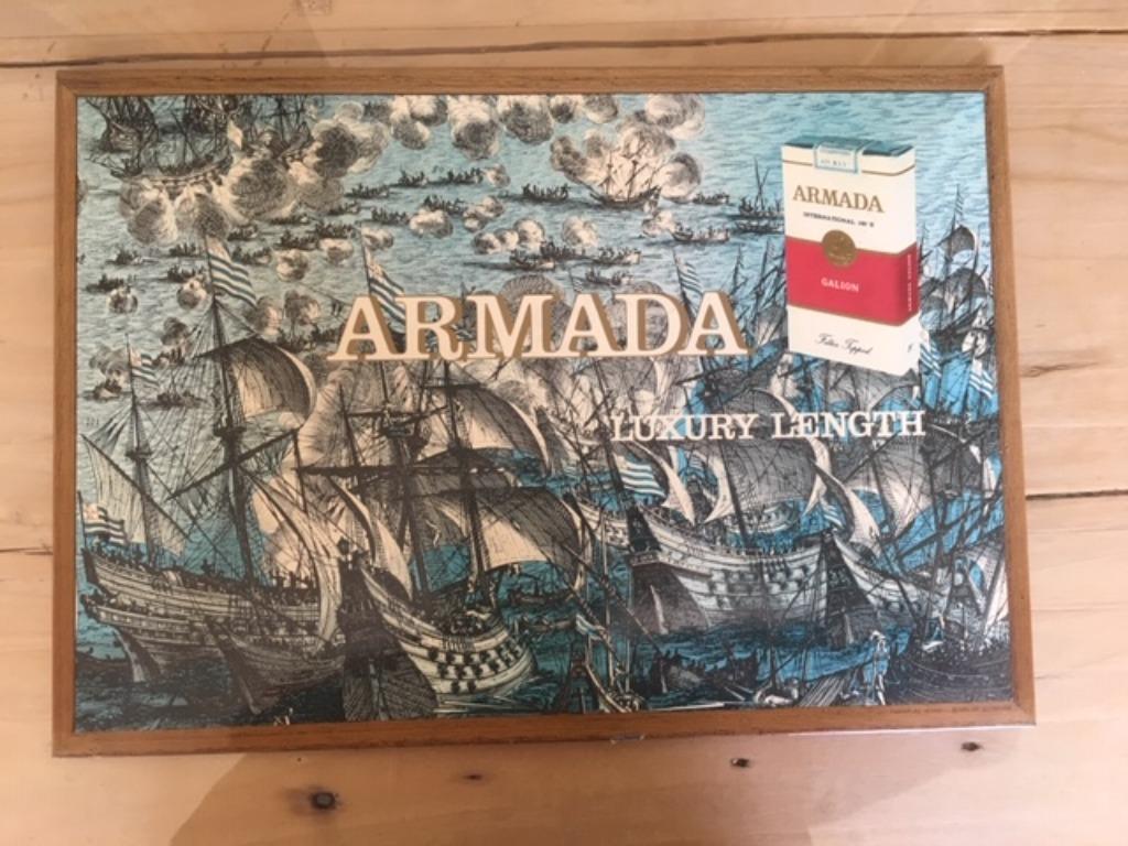 ARMADA pancarte lux lenght, Verzamelen, Merken en Reclamevoorwerpen, Ophalen, Gebruikt, Reclamebord