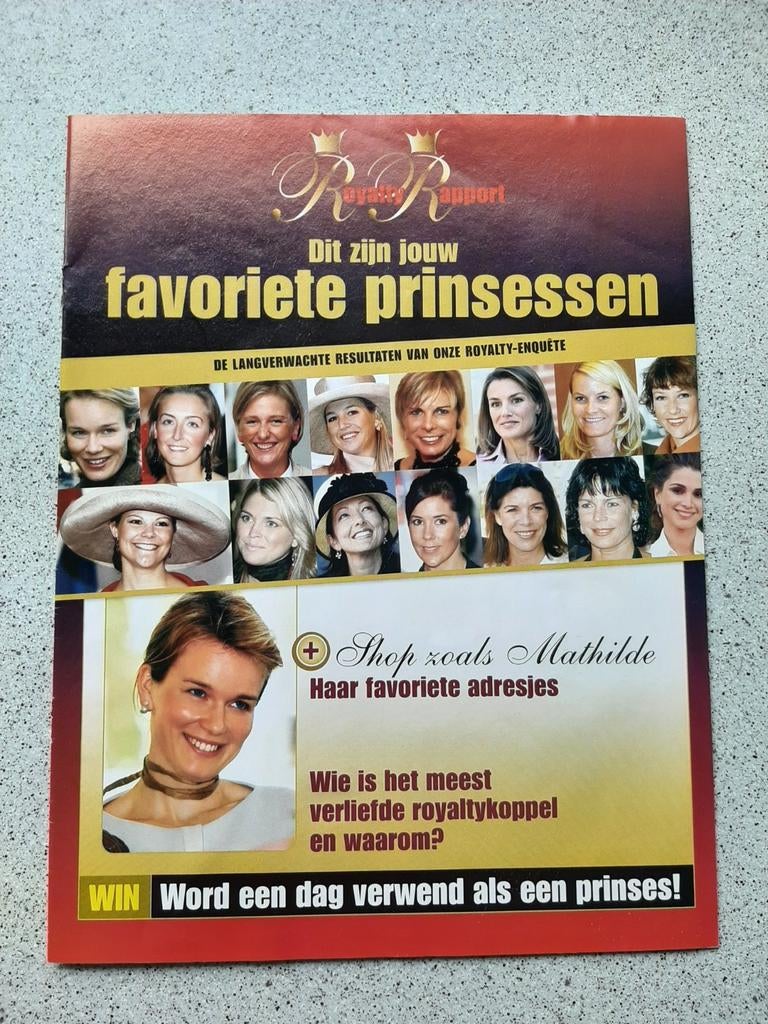 "Royalty Rapport special" prinsessen Mathilde & co, Ophalen of Verzenden, Zo goed als nieuw