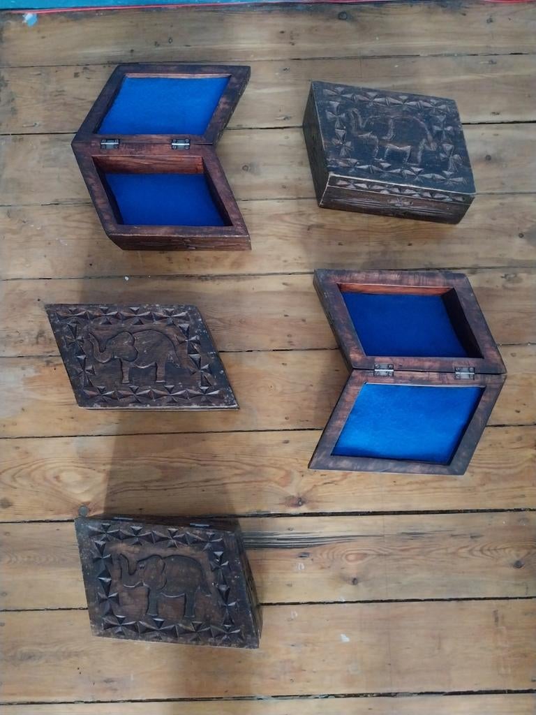 juwelenkistjes 'Olifant'  Ghana, Ghana to Brussels, Nieuw, Ophalen of Verzenden, Bart602003@gmail.com