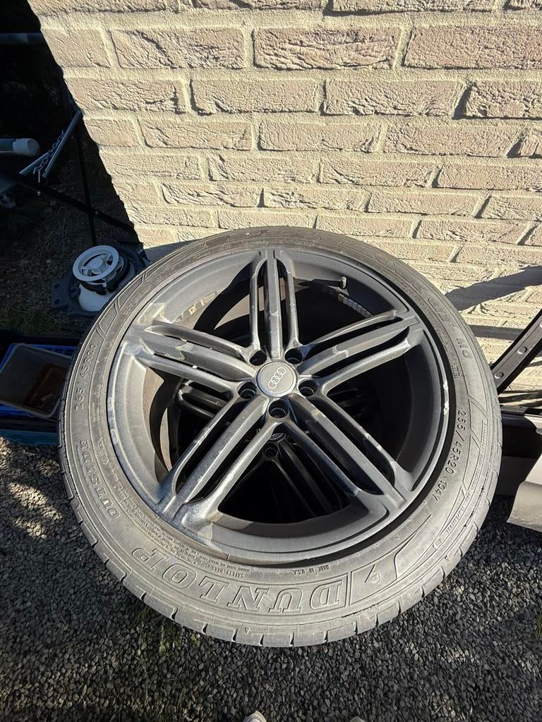 20inch audi q5 Velgen met banden, Ophalen, Gebruikt, Banden en Velgen, Personenwagen