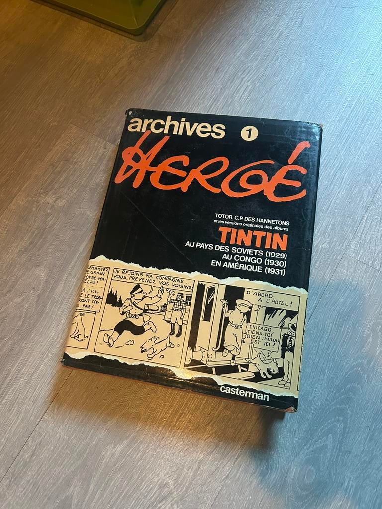 Livre archive Hergé Tintin, Livres, Enlèvement ou Envoi, Utilisé