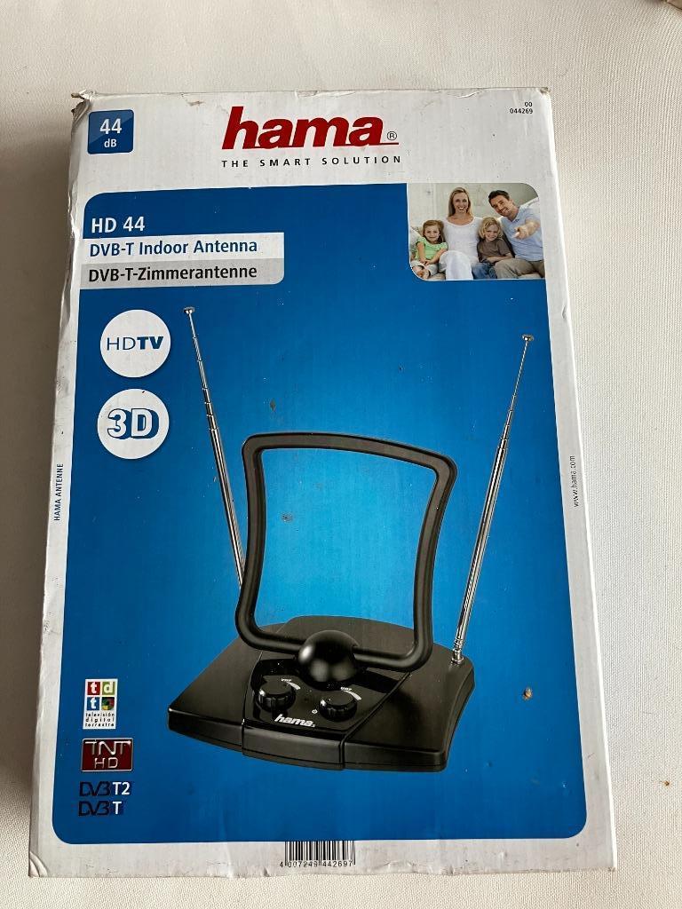 antenne intérieure amplificateur Hama radio ou TV TNT hd, Enlèvement ou Envoi, Comme neuf, Antenne