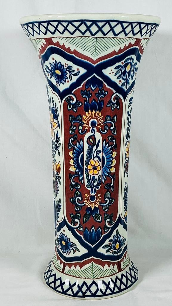 Vase trompette vintage de la série Boch Belgium Brugge, Antiquités & Art, Curiosités & Brocante, Enlèvement ou Envoi