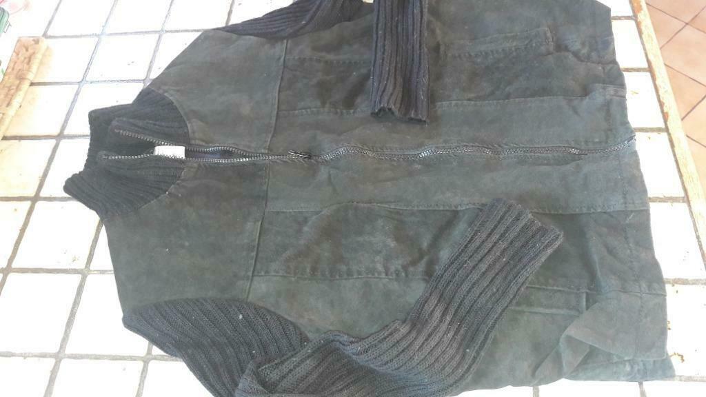 Gilet pour femme en croute de porc 46/48, Enlèvement, Neuf, Taille 46/48 (XL) ou plus grande, Noir