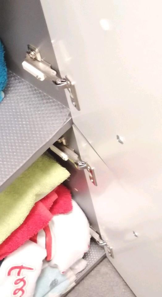 ✨️ Placard Ikéa 2 portes laqué gris qualité très lourd, Enlèvement, Utilisé, Gris, Plastique