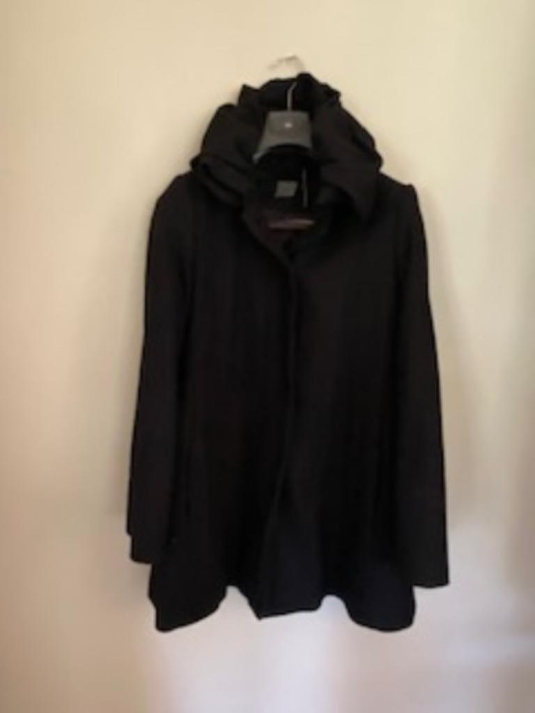 Mantel Xandres zwart - dames - maat 38, Kleding | Dames, Maat 38/40 (M), Zwart, Ophalen of Verzenden, Gedragen