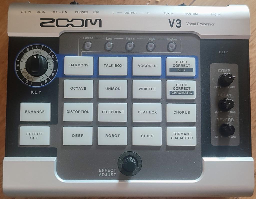 Zoom V3 Vocal Processor, Musique & Instruments, Enlèvement ou Envoi, Comme neuf, Multi-effet