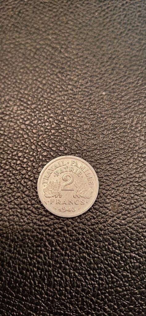 1##   Frankrijk 2 francs 1943, Ophalen of Verzenden, Frankrijk