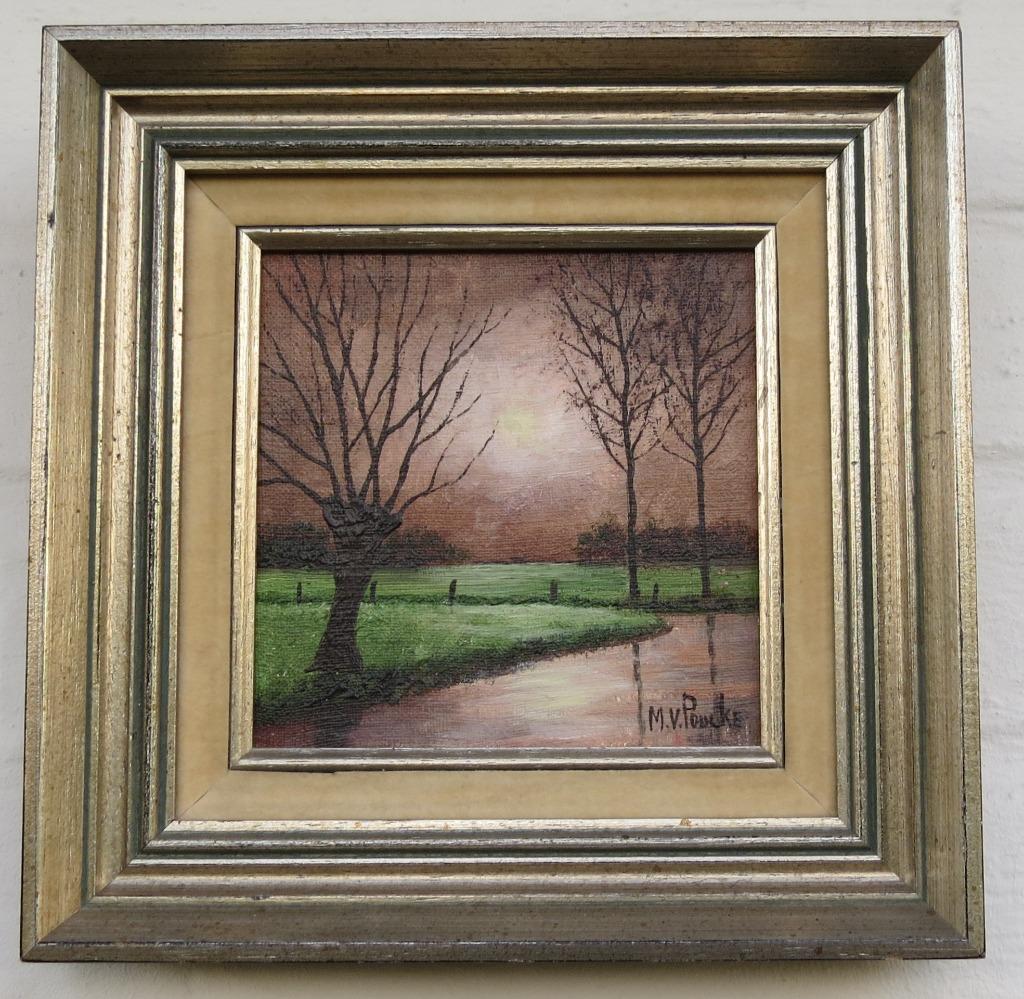 Peinture Maurits Van Poucke, Antiquités & Art, Enlèvement ou Envoi